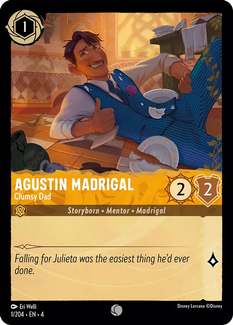 Agustin Madrigal - 1/204 - Common 