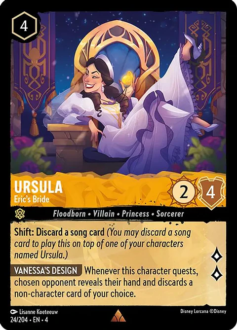 Ursula - Eric's Bride - 24/204 - Rare 