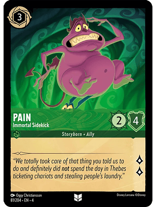 Pain - Immortal Sidekick - 81/204 - Uncommon 
