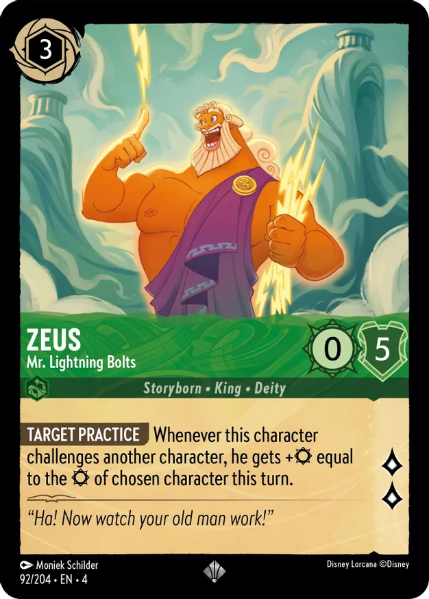 Zeus - Mr. Lightning Bolts - 92/204 - Super Rare 1