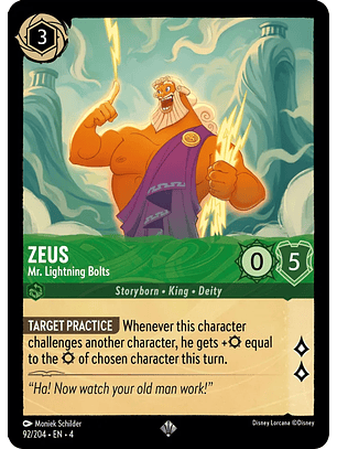 Zeus - Mr. Lightning Bolts - 92/204 - Super Rare