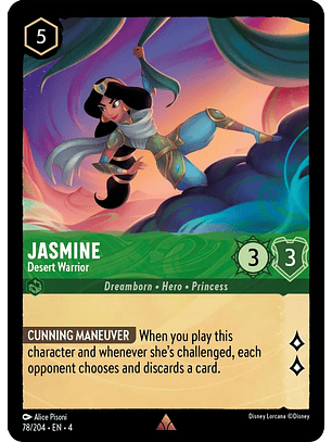 Jasmine - Desert Warrior - 78/204 - Rare