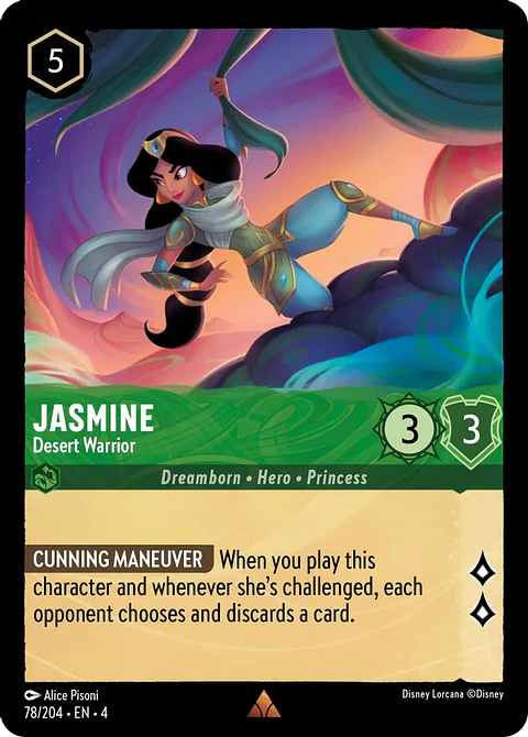 Jasmine - Desert Warrior - 78/204 - Rare