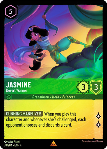 Jasmine - Desert Warrior - 78/204 - Rare 2