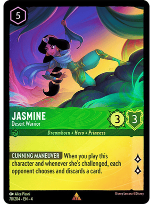 Jasmine - Desert Warrior - 78/204 - Rare