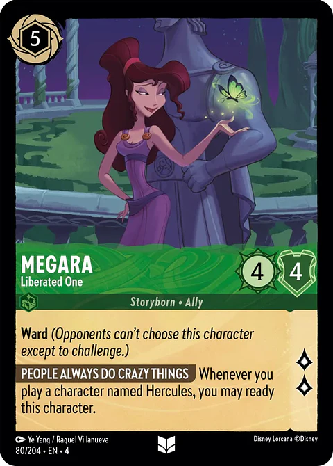 Megara - Liberated One - 80/204 - Uncommon 