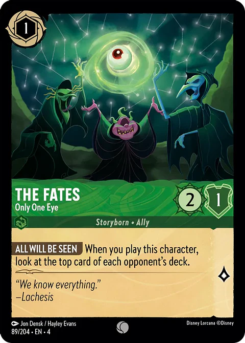 The Fates - Only One Eye - 89/204 - Common 