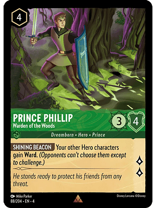 Prince Phillip - Warden of the Woods - 88/204 - Rare
