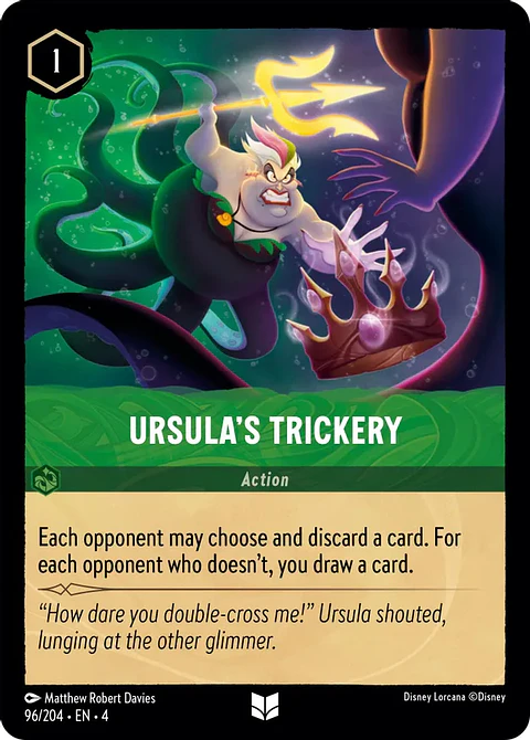 Ursula's Trickery - 96/204 - Uncommon 