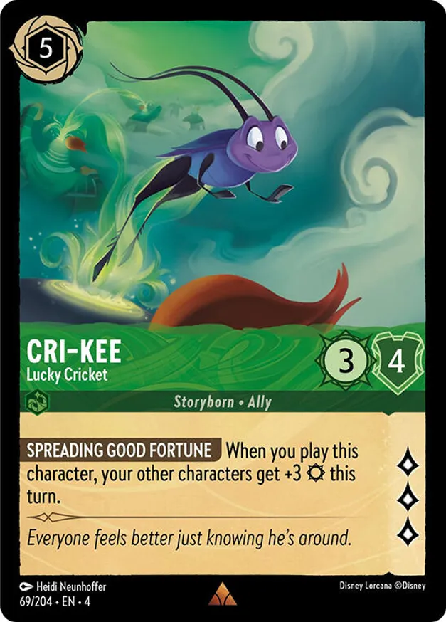 Cri-Kee - Lucky Cricket - 69/204 - Rare 1