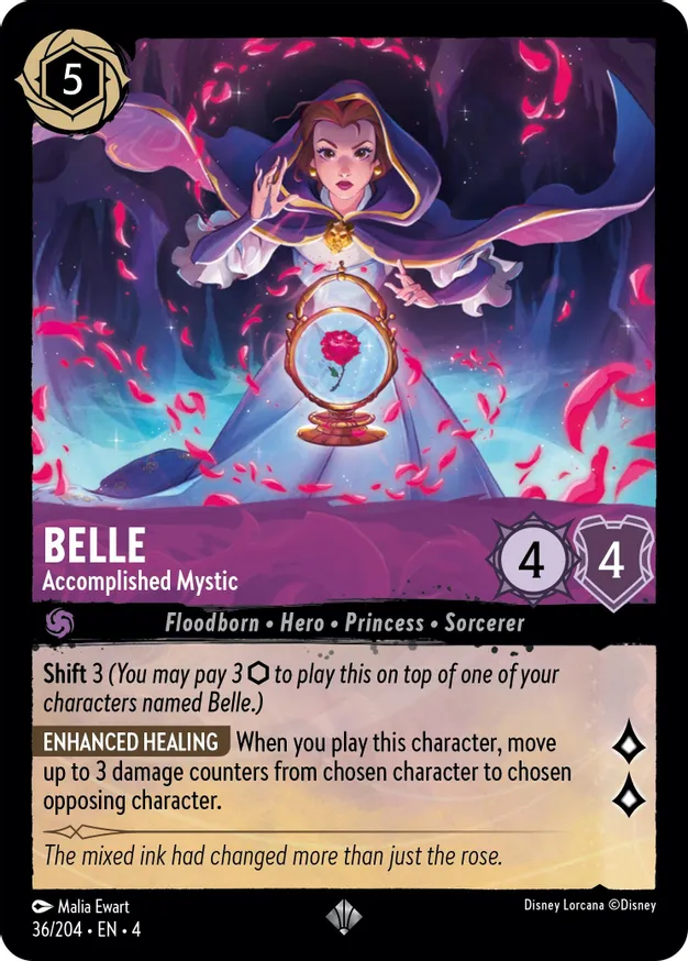 Belle - Accomplished Mystic - 36/204 - Super Rare 1