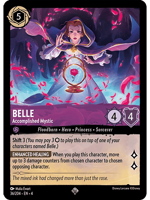 Belle - Accomplished Mystic - 36/204 - Super Rare