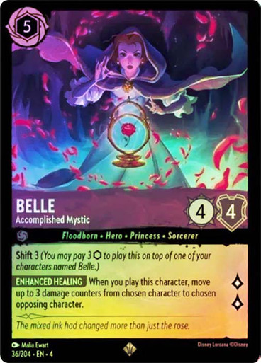 Belle - Accomplished Mystic - 36/204 - Super Rare 2