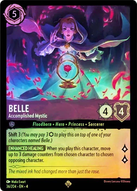 Belle - Accomplished Mystic - 36/204 - Super Rare