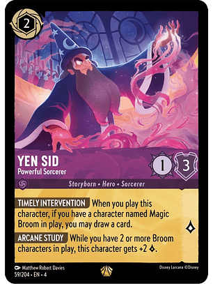 Yen Sid - Powerful Sorcerer - 59/204 - Legendary