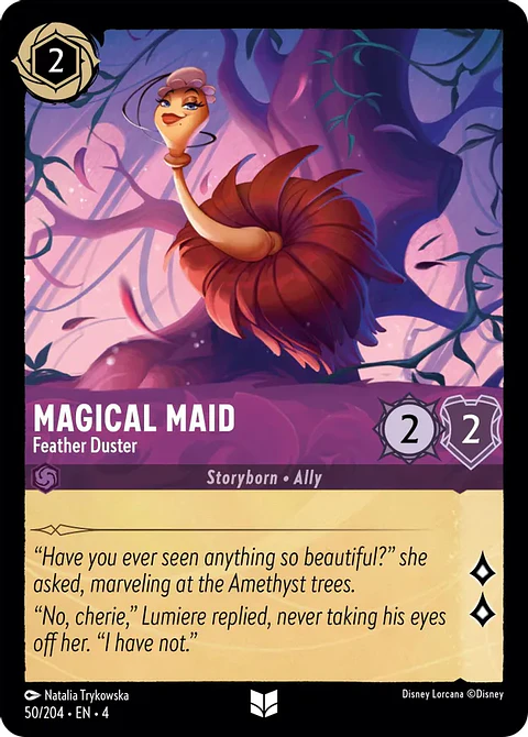 Magical Maid - Feather Duster - 50/204 - Uncommon 