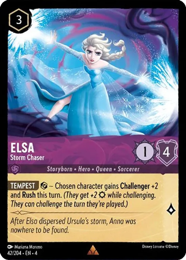 Elsa - Storm Chaser - 42/204 - Rare 1