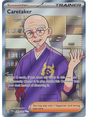 Caretaker - 203/167 - Full Art Secret Rare