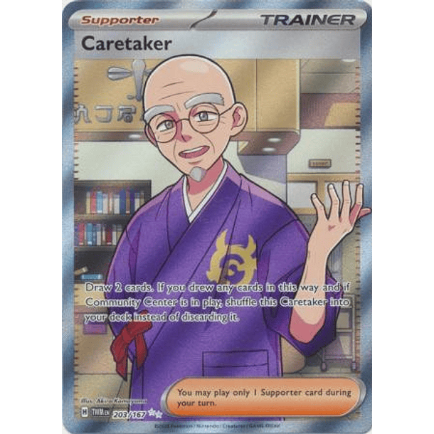 Caretaker - 203/167 - Full Art Secret Rare