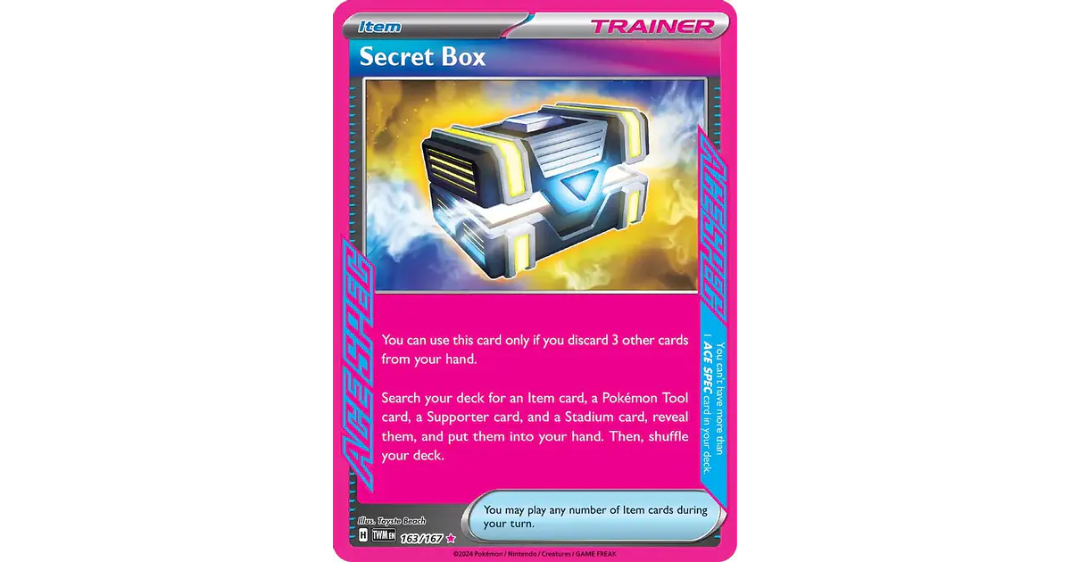 secret box pokemon card price Secret Box - 163/167