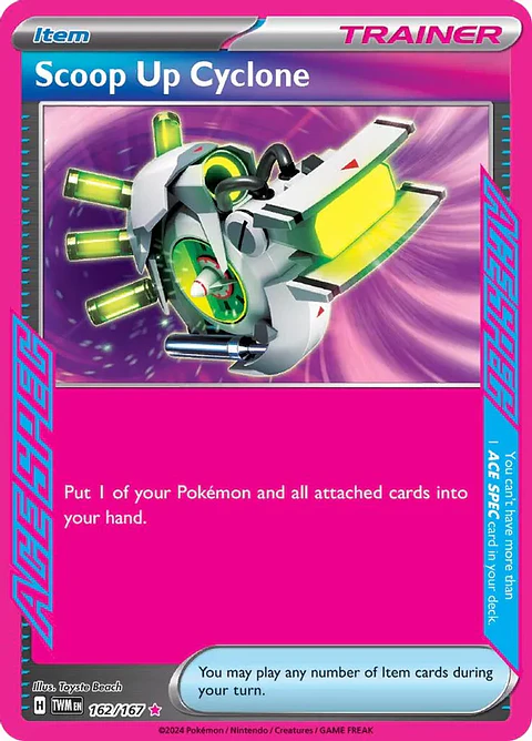 Scoop Up Cyclone - 162/167 - Ace Rare - TWM