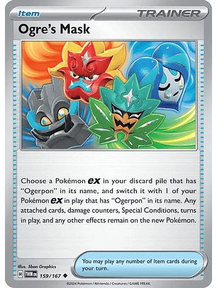 Ogre's Mask - 159/167 - Uncommon