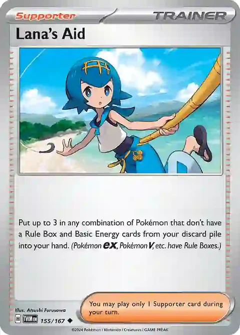 Lana's Aid - 155/167 - Uncommon - TWM 