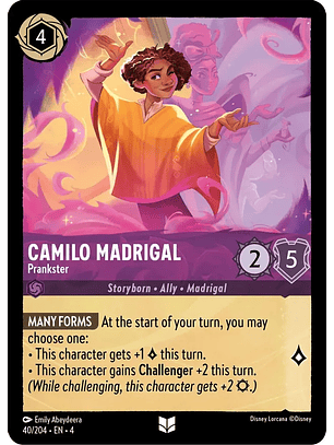 Camilo Madrigal - Prankster - 40/204 - Uncommon 