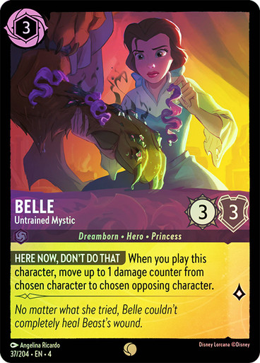 Belle - Untrained Mystic - 37/204 - Common  2