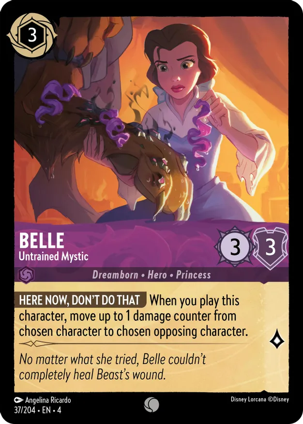 Belle - Untrained Mystic - 37/204 - Common  1