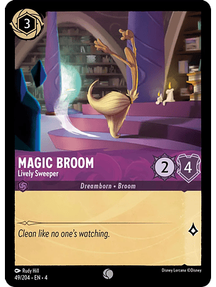 Magic Broom - Lively Sweeper - 49/204 - Common 