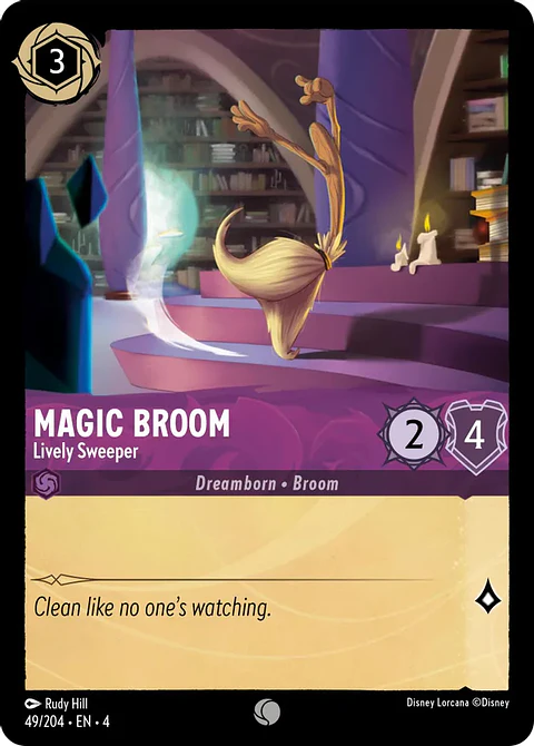 Magic Broom - Lively Sweeper - 49/204 - Common 