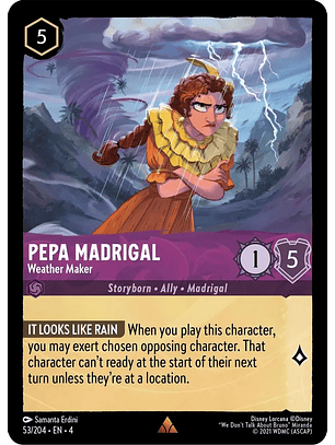 Pepa Madrigal - Weather Maker - 53/204 - Rare 