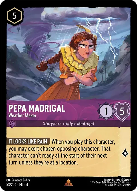 Pepa Madrigal - Weather Maker - 53/204 - Rare 