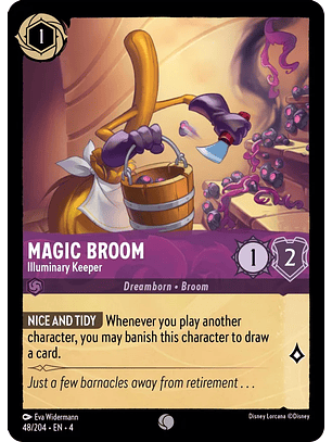 Magic Broom - Illuminary Keeper - 48/204 - Common 