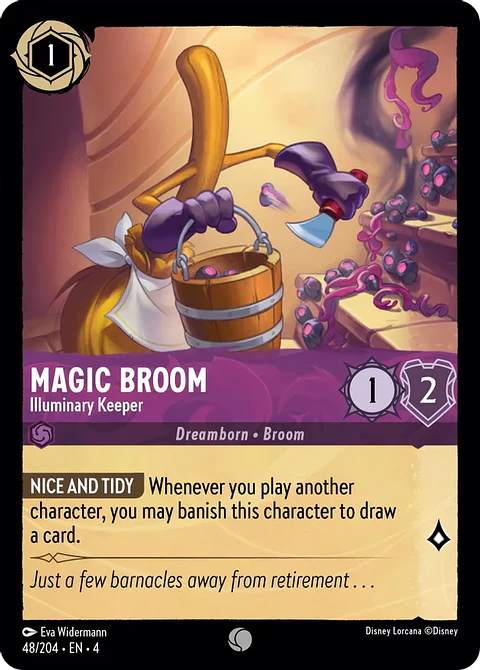 Magic Broom - Illuminary Keeper - 48/204 - Common 