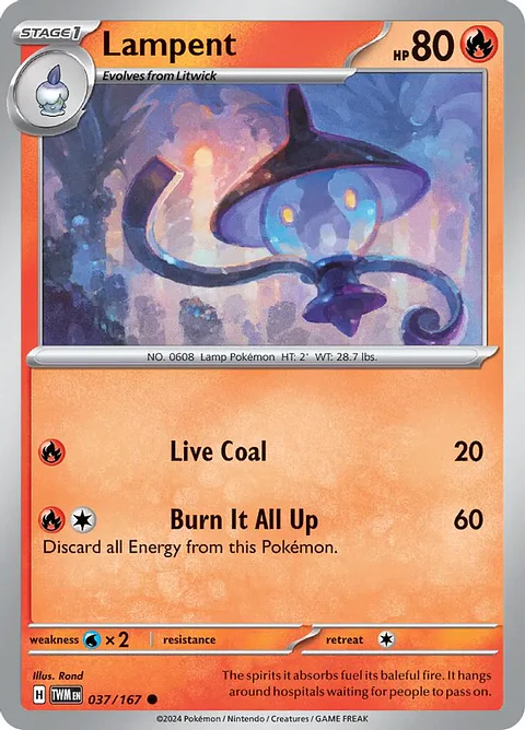 Lampent - 037/167 - Common 