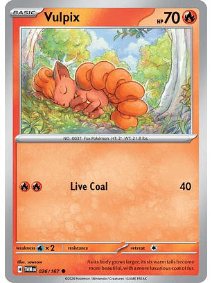 Vulpix - 026/167 - Common - TWM
