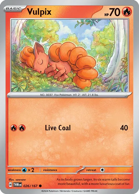 Vulpix - 026/167 - Common - TWM