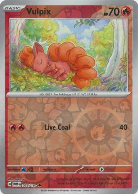 Vulpix - 026/167 - Common - TWM