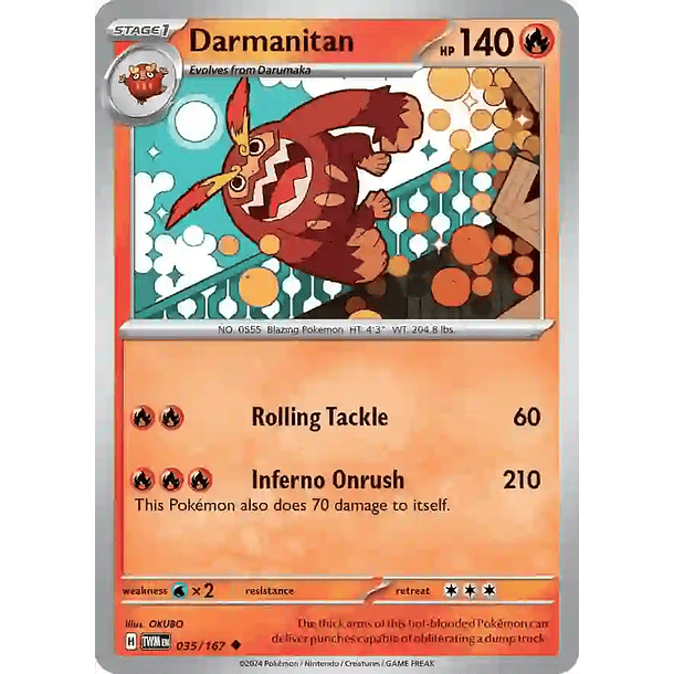 Darmanitan - 035/167 - Uncommon