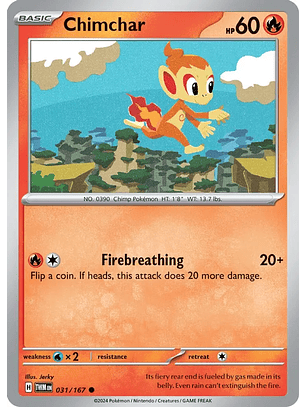 Chimchar - 031/167 - Common - TWM