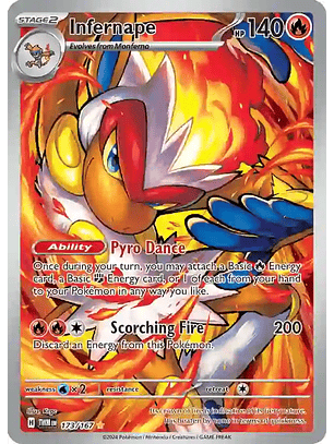 Infernape - 173/167 - Illustration Rare