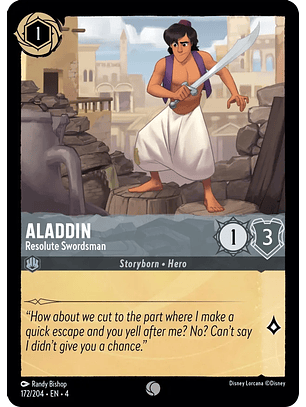Aladdin - Resolute Swordsman - 172/204 - Common 