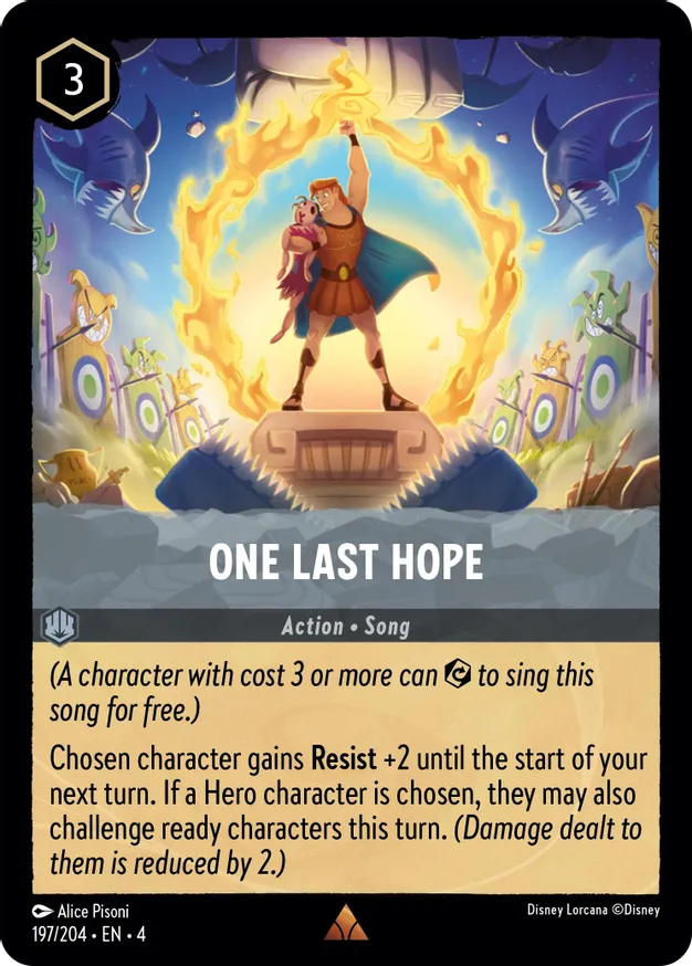 One Last Hope - 197/204 - Rare 1