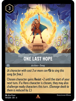 One Last Hope - 197/204 - Rare