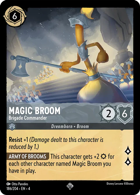 Magic Broom - Brigade Commander - 186/204 - Super Rare