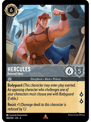 Hercules - Beloved Hero - 180/204 - Rare 