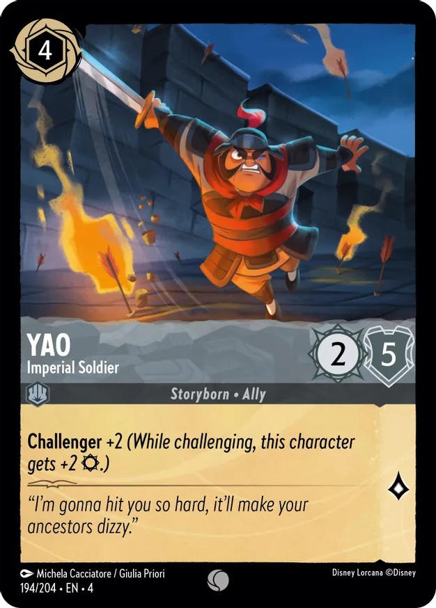 Yao - Imperial Soldier  - 194/204 - Common  1