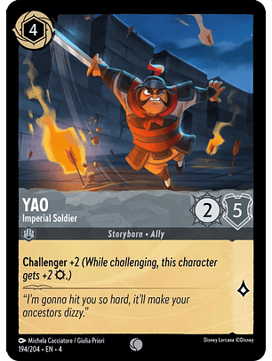 Yao - Imperial Soldier  - 194/204 - Common 